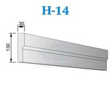 Фасадные наличники из пенопласта (пенополистирола) Н-14, ПСБ-С-25Ф. Фасадный декор из пенопласта